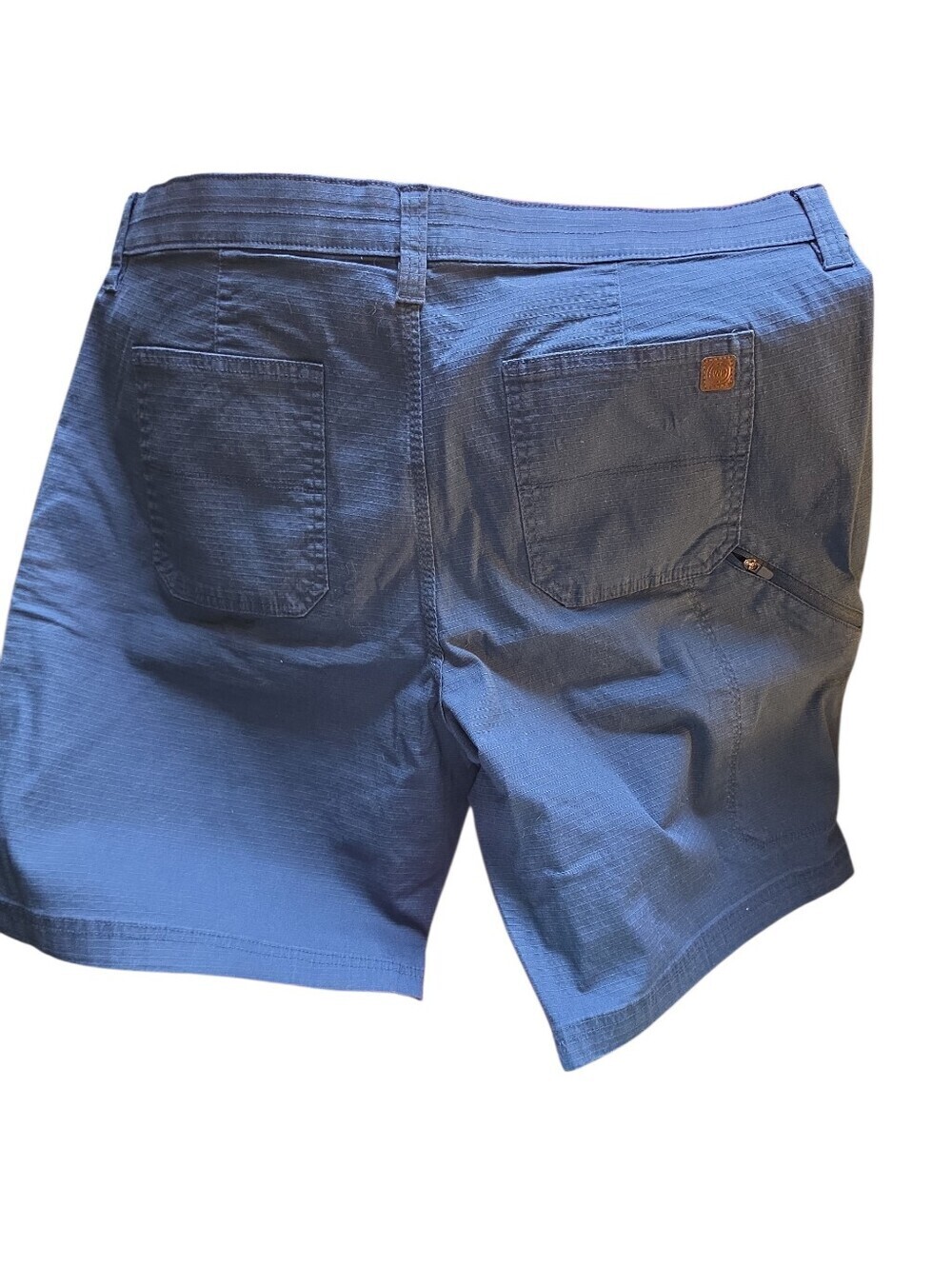 Mens Weatherproof Blue Stretch Utility Shorts Worn Once Size 36